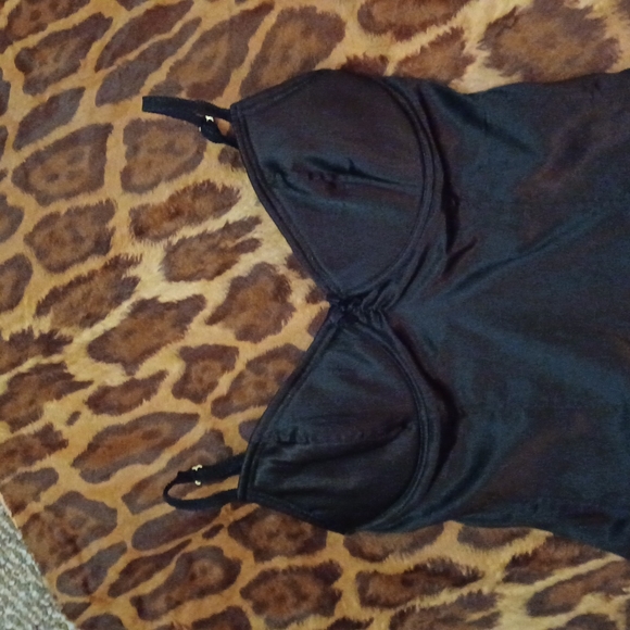 Foxy Jeans satin bustier top. Size M - Picture 2 of 8